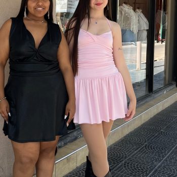 VESTIDO STRAPLESS VOLADO MICROFIBRA