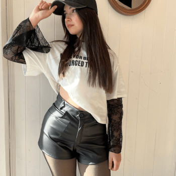 SHORT ECOCUERO