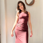 VESTIDO LARGO CHAPON FAJA