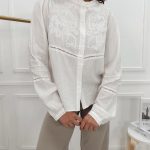 CAMISA CUELLO MAO FRUNCIDO LINO M/L
