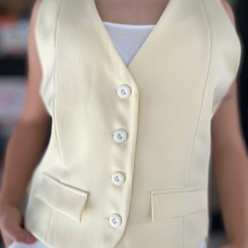 CHALECO SASTRERO CORTO